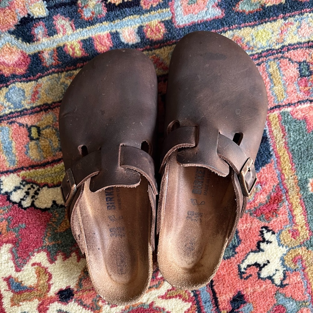 Birkenstock Boston Havana brown size 38